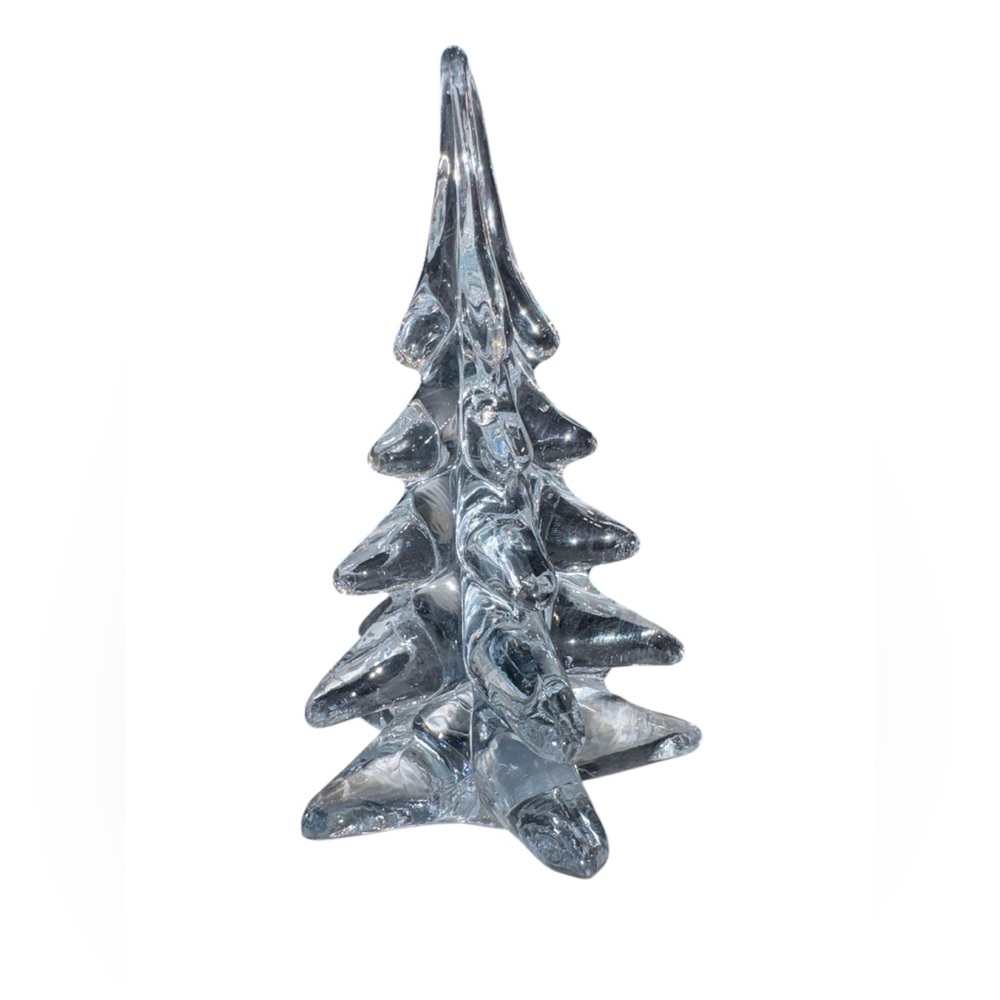 Vintage Glass Christmas Tree 8”